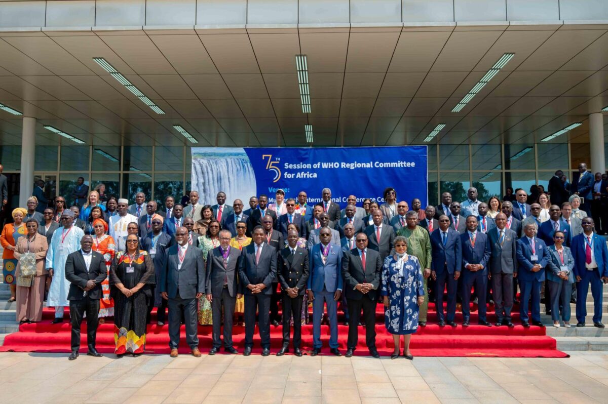 African ministers at the regional forum in Zambia