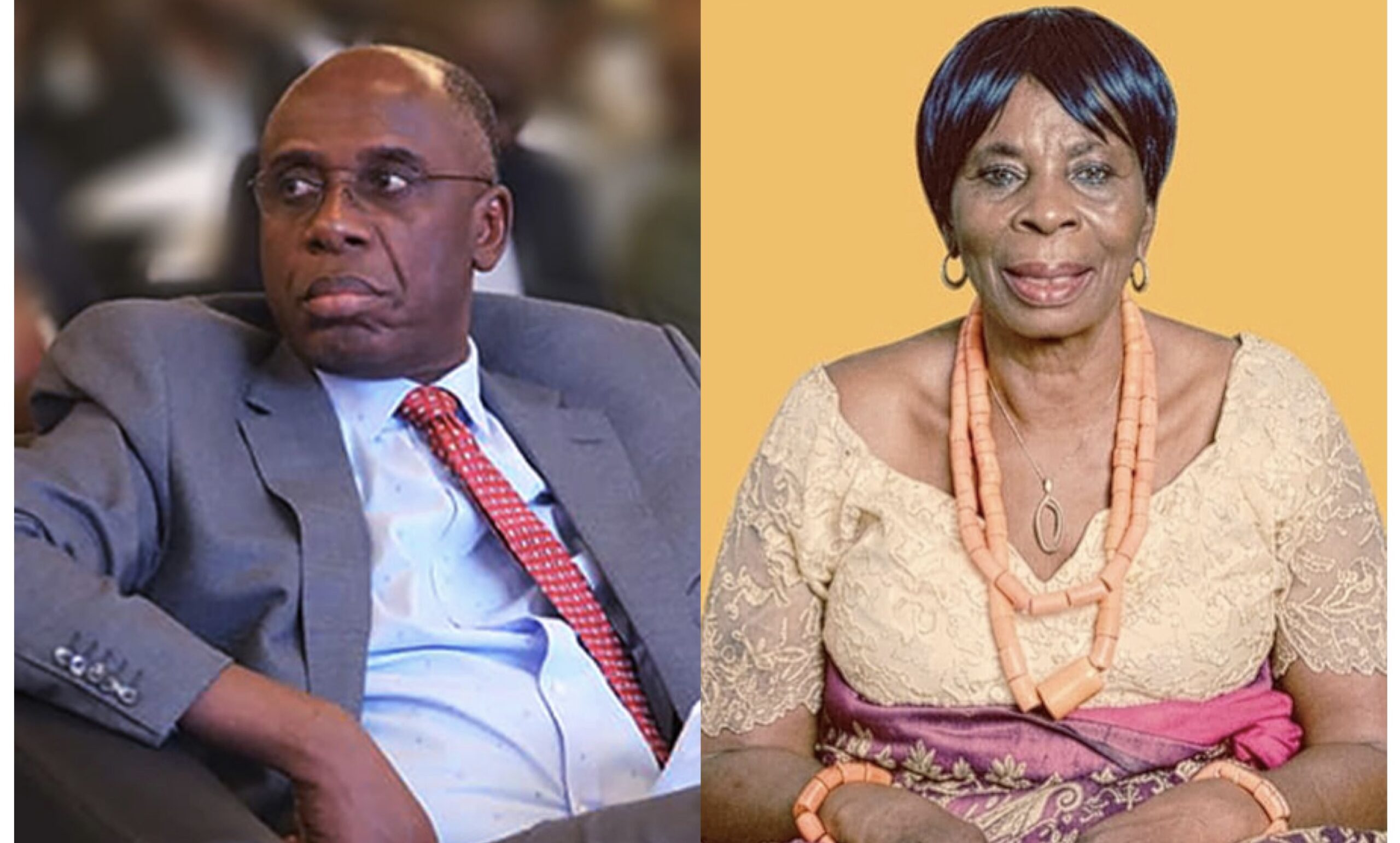Rotimi Amaechi and Mary Amaechi