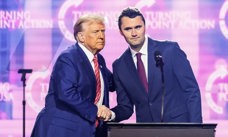 Trump with Kirk