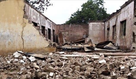 Destroyed schools in North-East