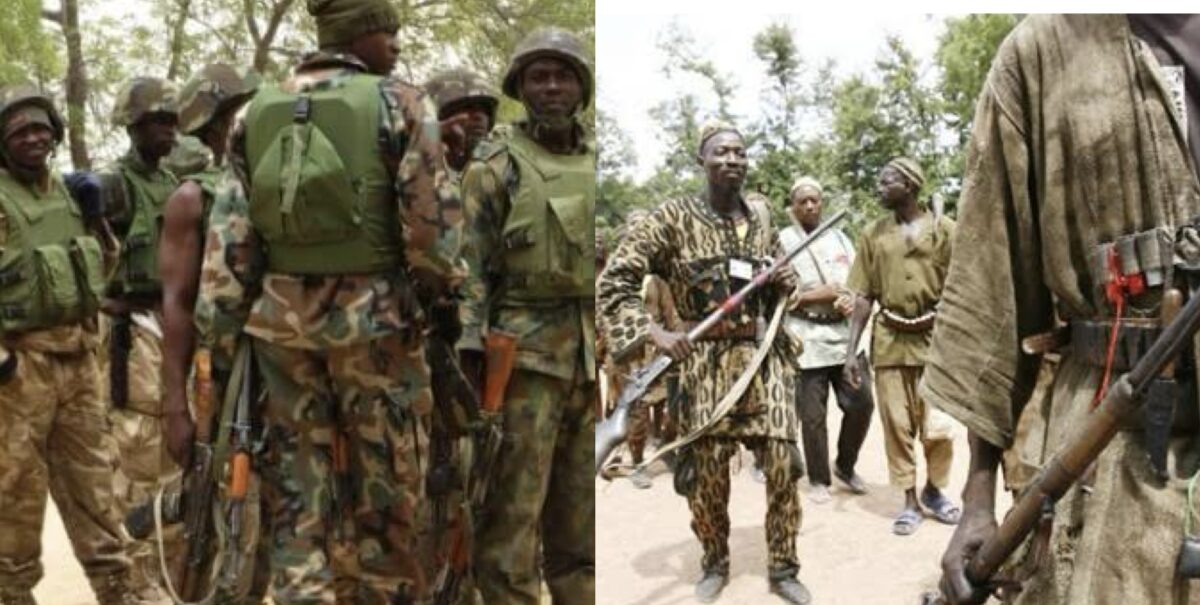 Soldiers and hunters (Credit: punch)