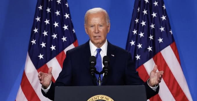 Biden speaking at summit