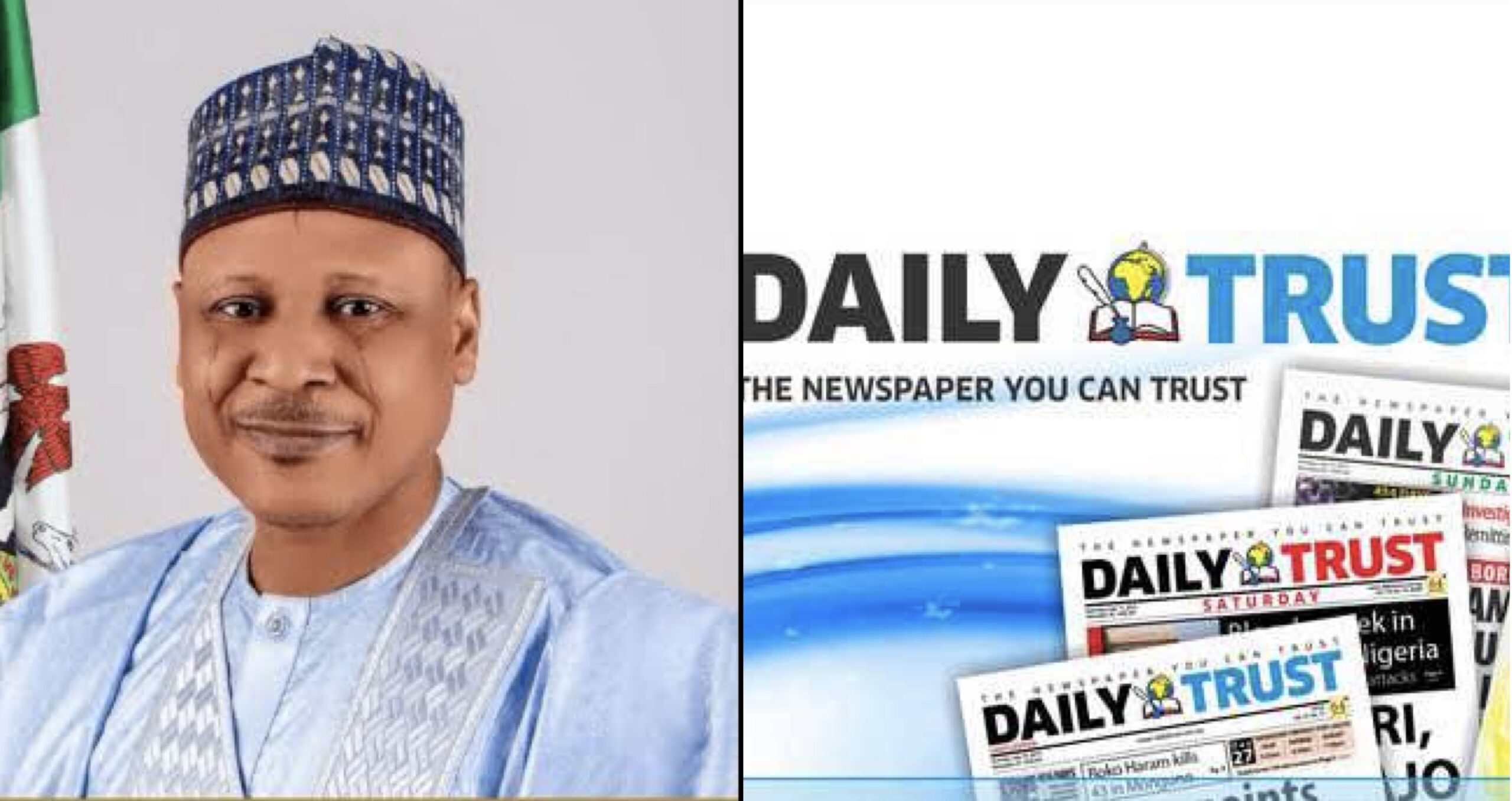 Mohammed Idris (Minister of Information) and Daily Trust Newspaper