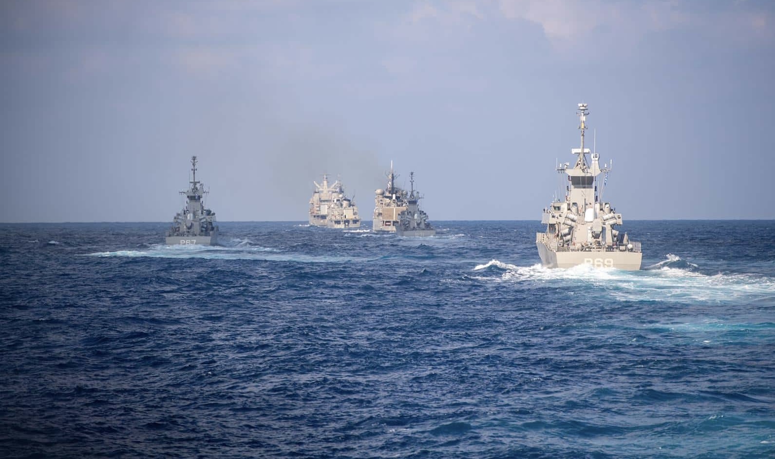Israeli navy on duty