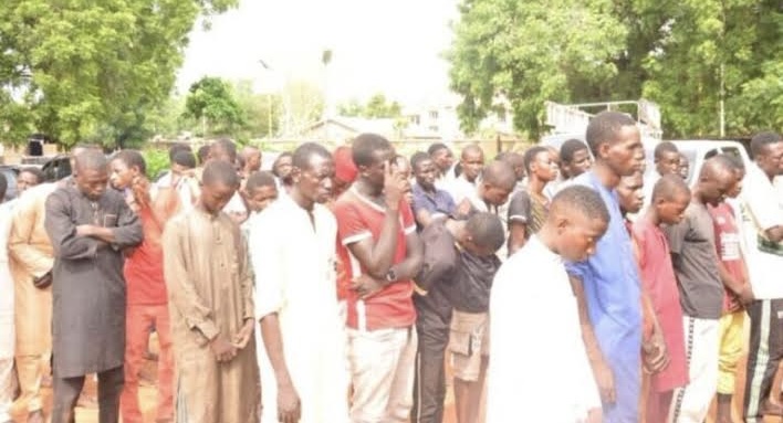 Arrested miscreants