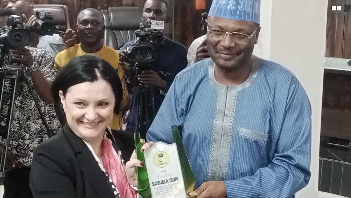 outgoing European Union ambassador to Nigeria and ECOWAS, Samuela Isopi