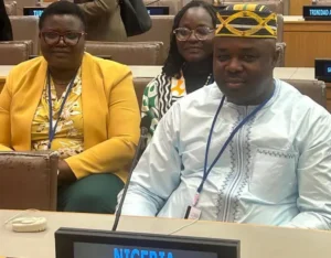 Nigerian delegation at UN