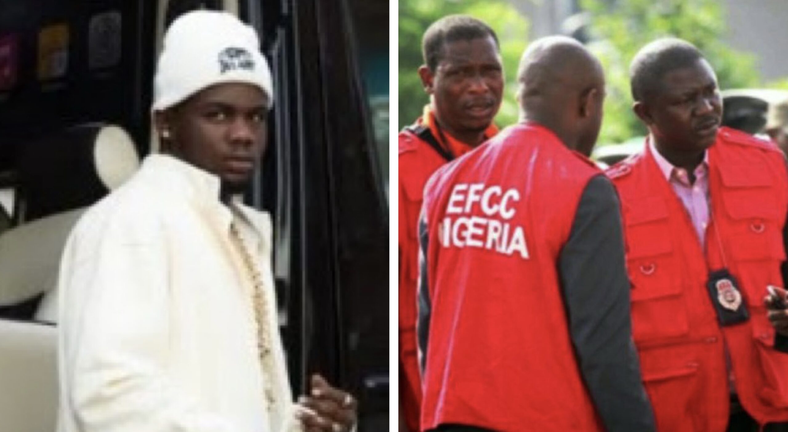 Endurance Udeke and EFCC agents
