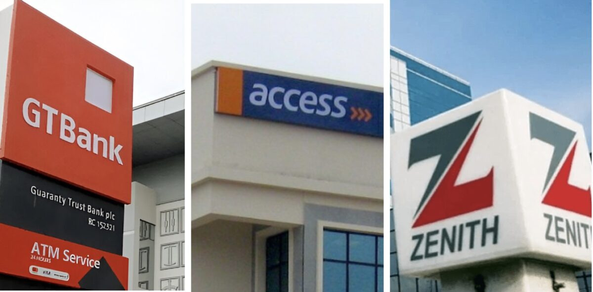 GTBank, Zenith Bank, Access Bank