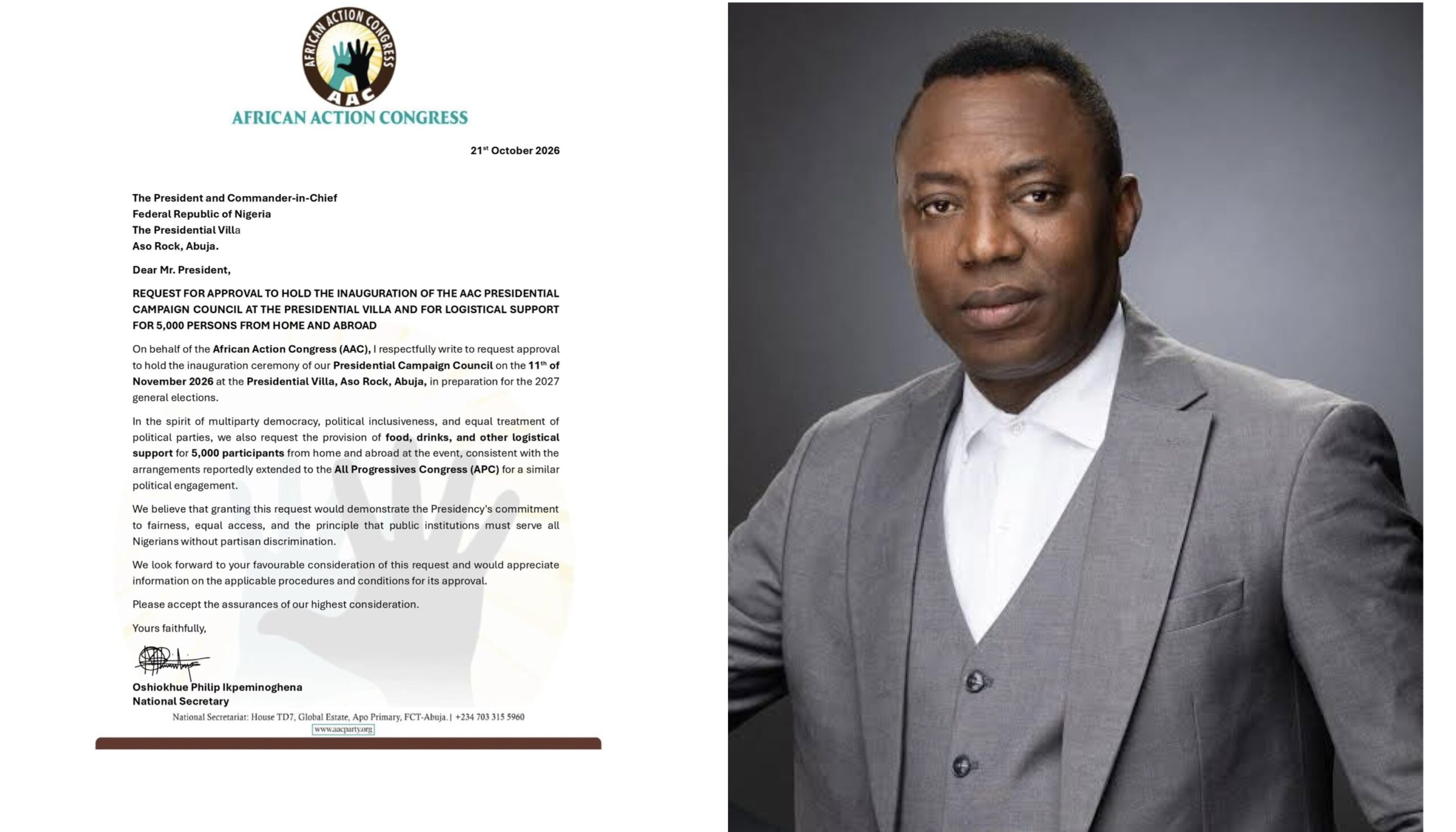 AAC and Omoyele Sowore