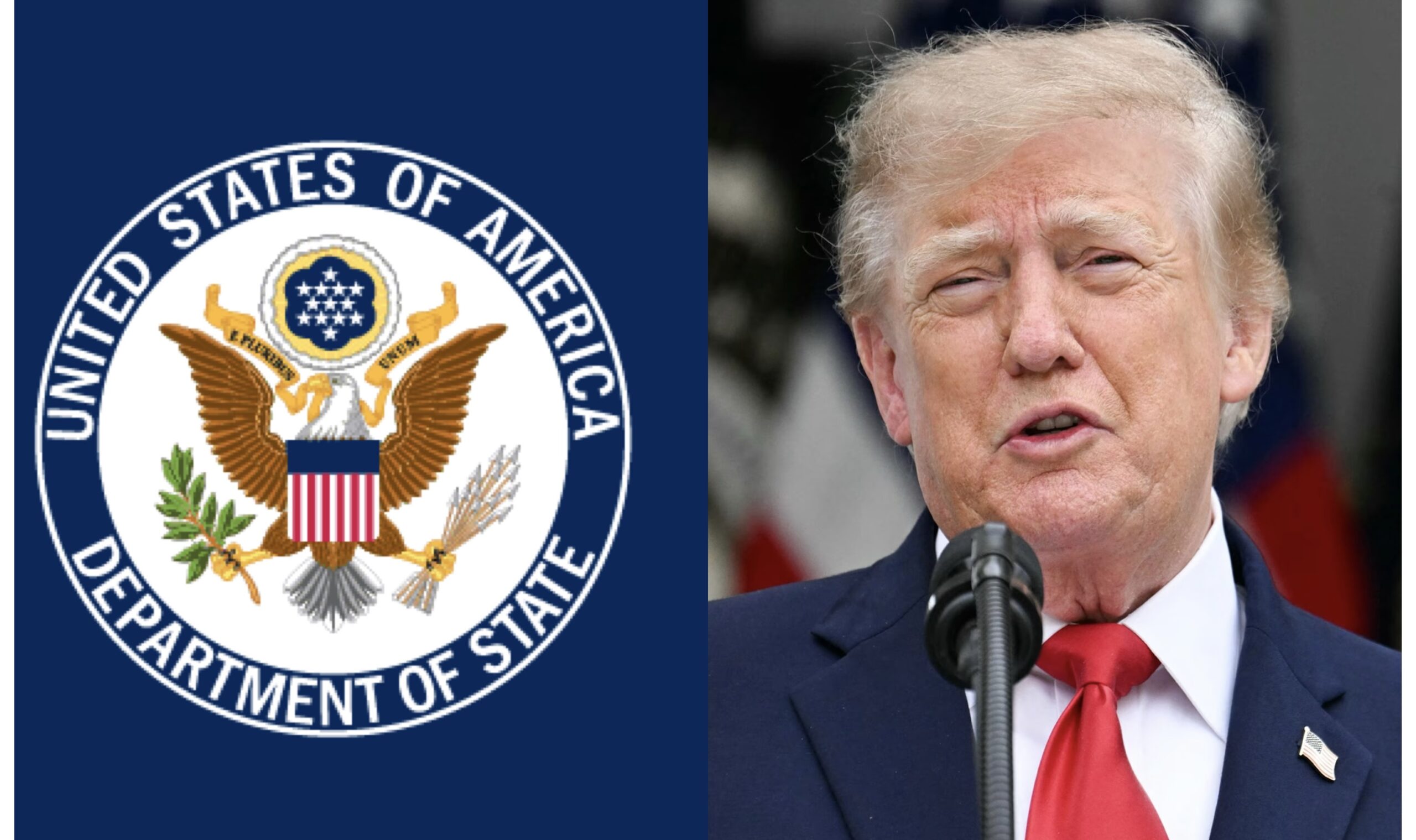United States Department of State and Donald Trump