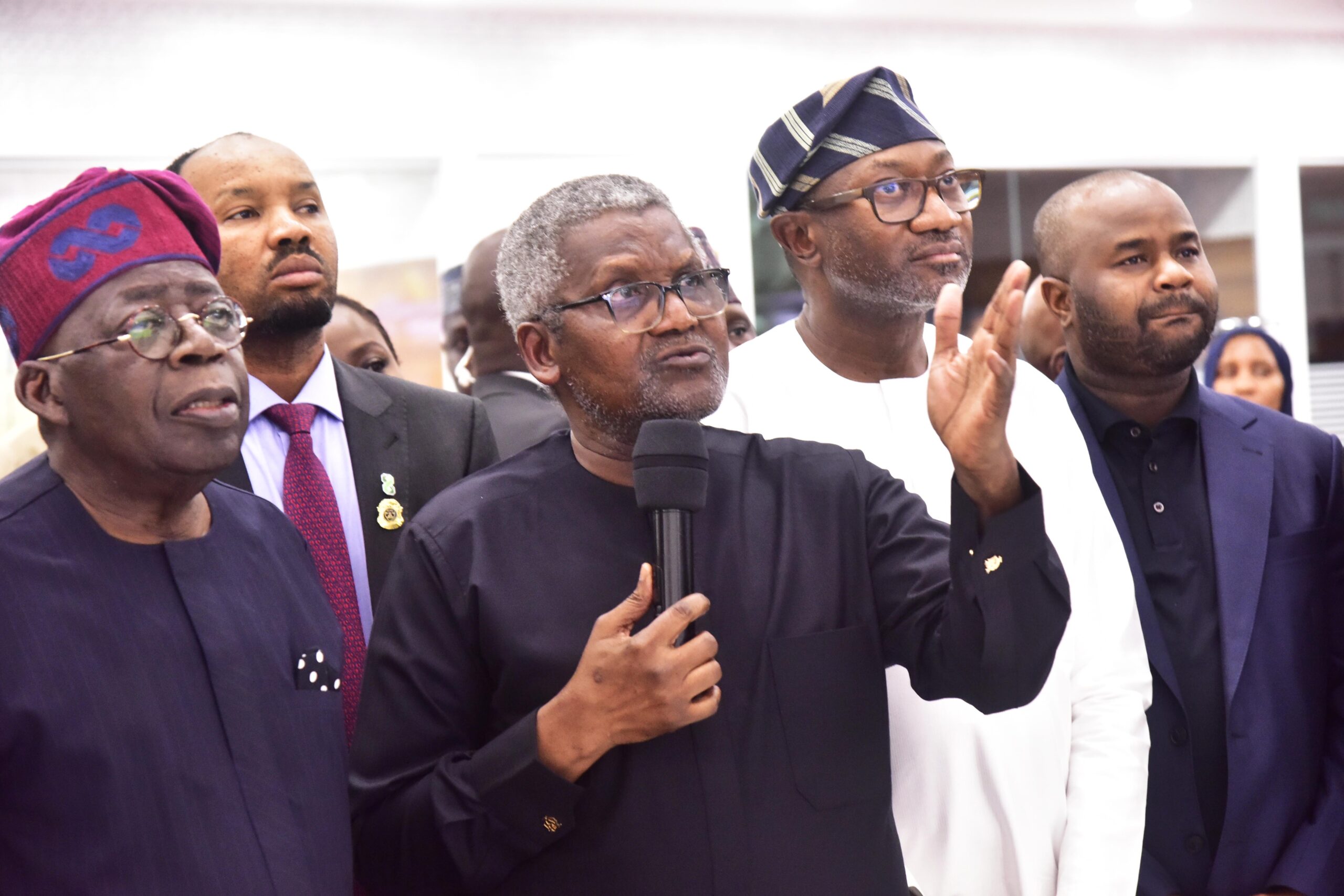 Bola Ahmed Tinubu and Dangote