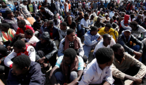 Illegal african migrants
