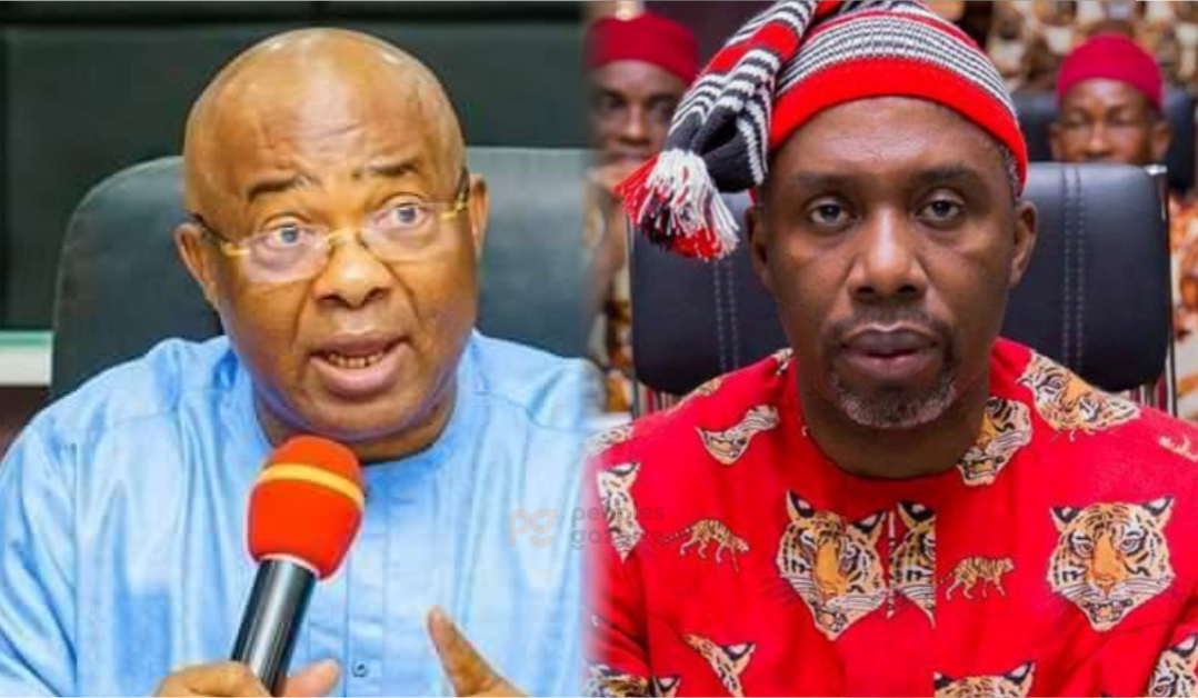 Imo State Governor Hope Uzodinma and Uche Nwosu