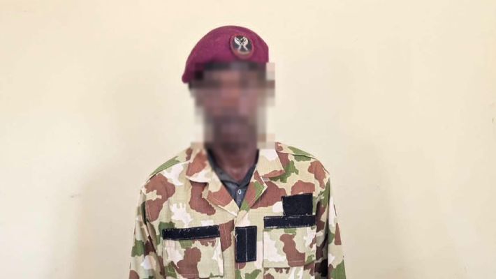 Suspected bandit, Mohammed Isah Haruna.