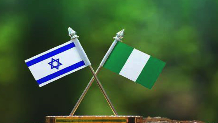 Israel and Nigeria flag