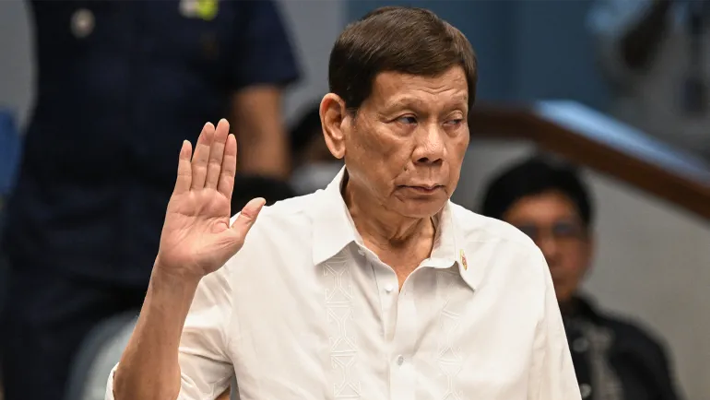 Ex- Philippine President Rodrigo Duterte
