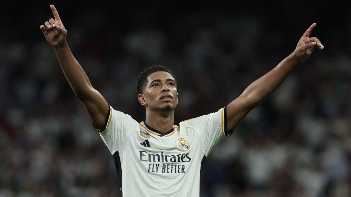 Jude Bellingham in Madrid shirt