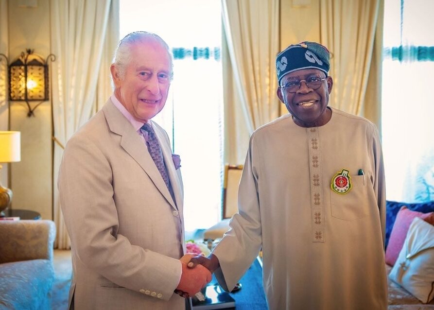 Tinubu and King Charles.