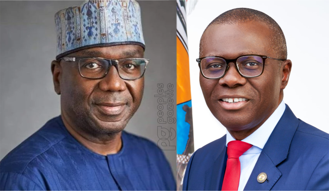 Kwara State Governor, AbdulRahman AbdulRazaq and Lagos State Governor, Babajide Sanwo-Olu