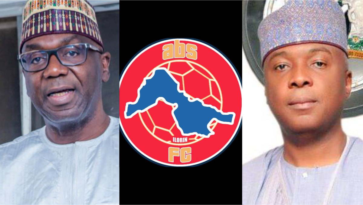Kwara state governor, AbdulRahman AbdulRazaq, ABS Ilorin FC, and Abubakar Bukola Saraki