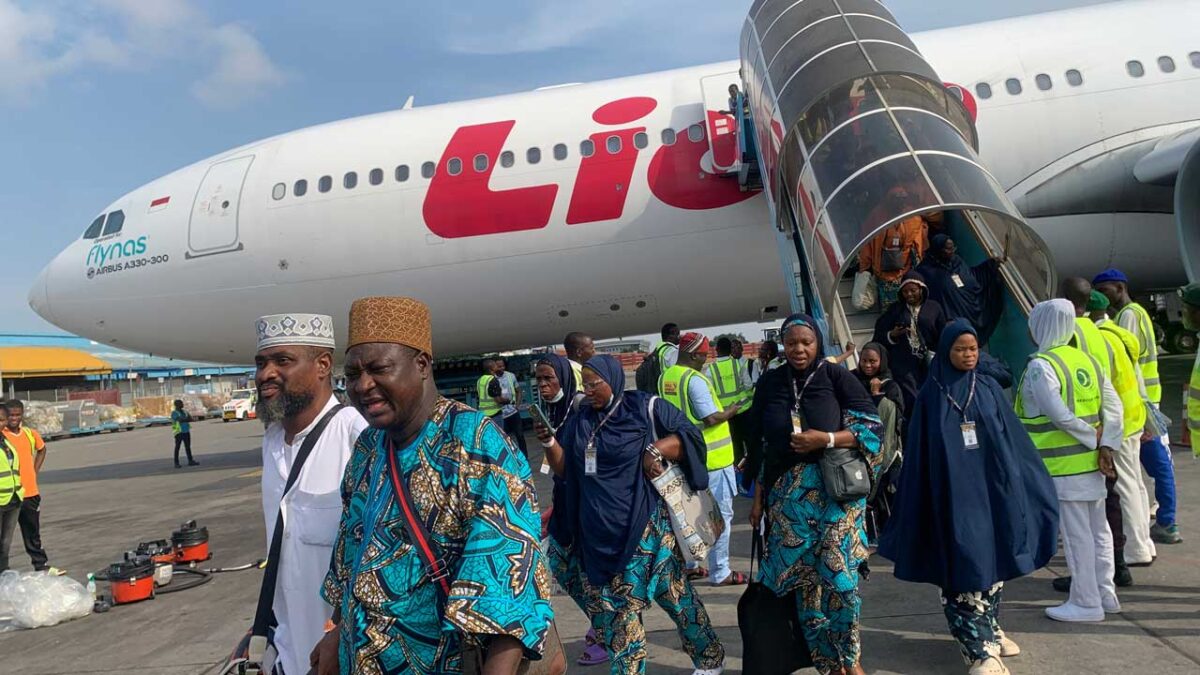 Hajj pilgrims arriving in Nigeria