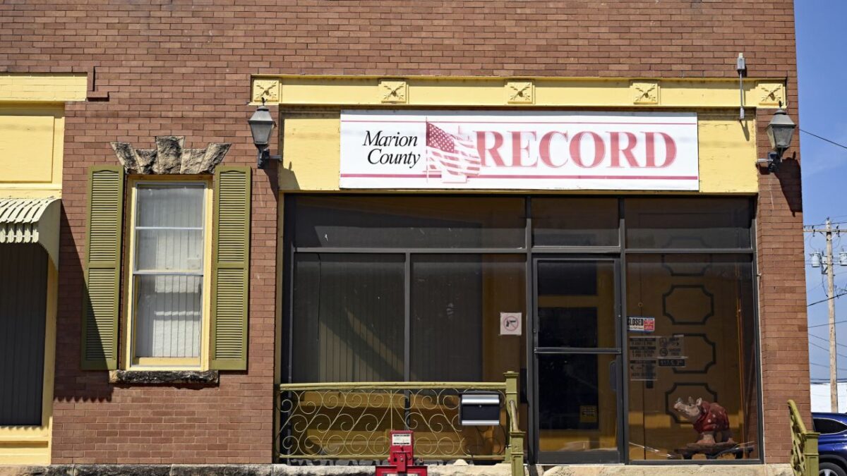 Marion County Record office used to illustrate the story