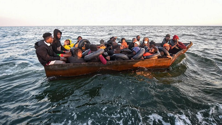 Migrants at sea