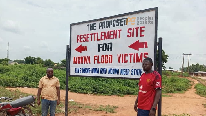 Mokwa flood victims' proposed resettlement site.