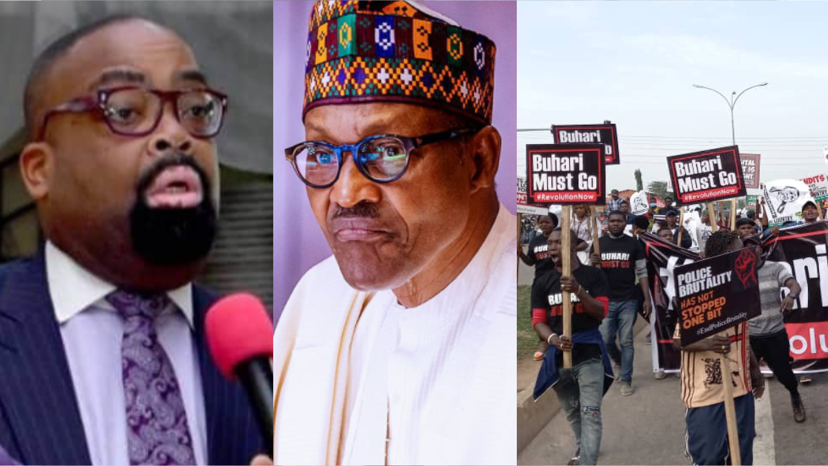 NBA President, Mr Olumide Akpata, President Muhammadu Buhari, and June 12 protesters