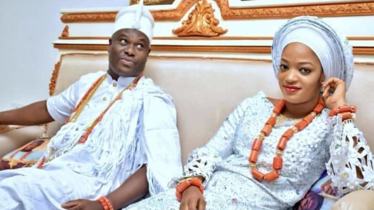 Ooni, Adeyeye Ogunwusi and Naomi Silekunola Ogunwusi