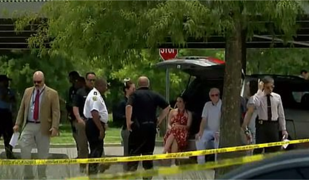 Police officers at Xavier University