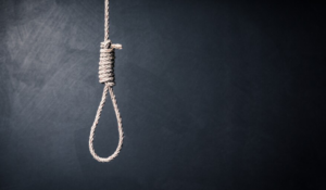 Noose used to illustrate the story