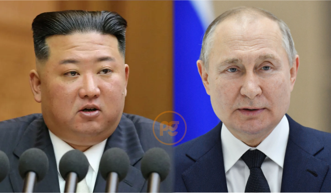 North Korean leader, Kim Jong Un and Russian President Vladimir Putin