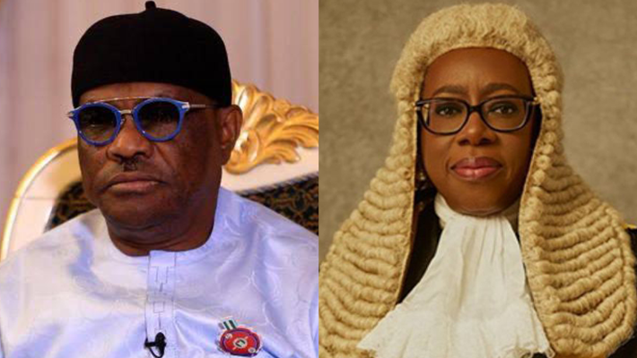 Nyesom Wike and CJN Kekere-Ekun