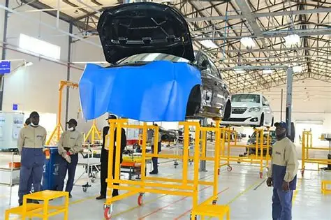 A vehicle assembly plant in Nigeria