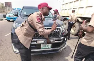 FRSC impounding auto in Abuja