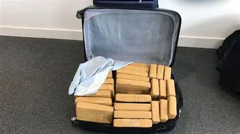 Cocaine in luggage