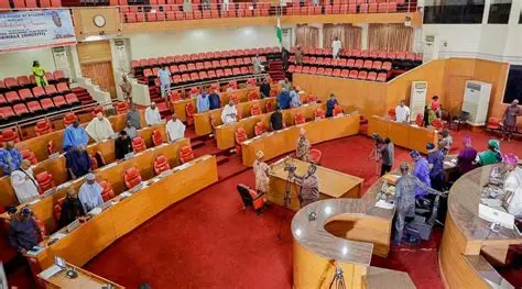 Lagos assembly in a session.