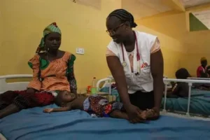 Kids at hospital