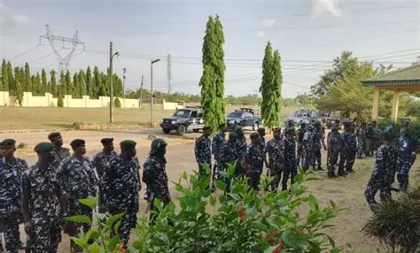 Armed security operatives in Osun
