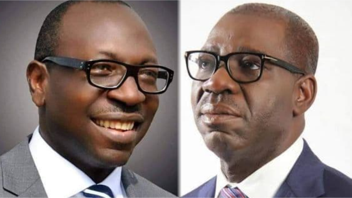Osagie Ize-Iyamu and Edo State governor, Godwin Obaseki