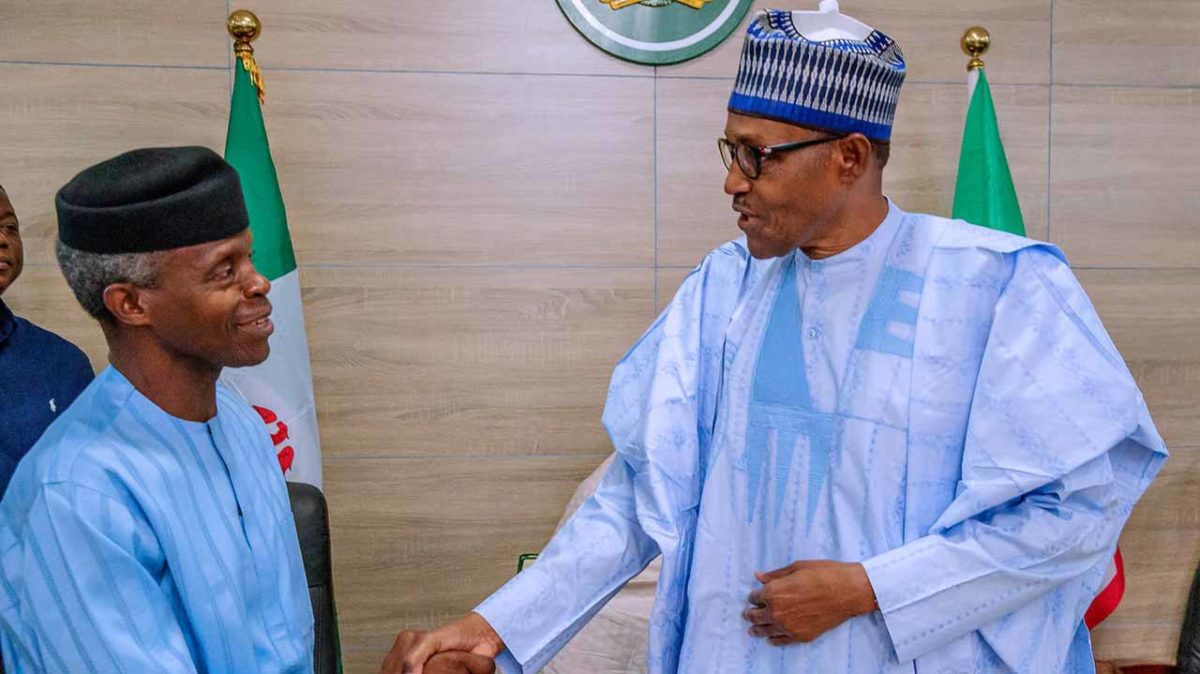 Vice President Yemi Osinbajo/President Muhammadu Buhari