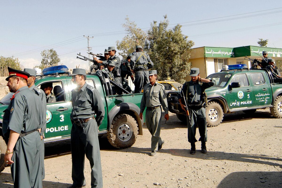 Afghan security operatives [Photo Credit: TOPSHOT AFGANISTAN SECURITY POLICE]