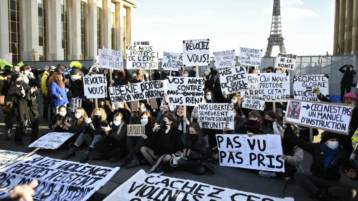 Paris protest