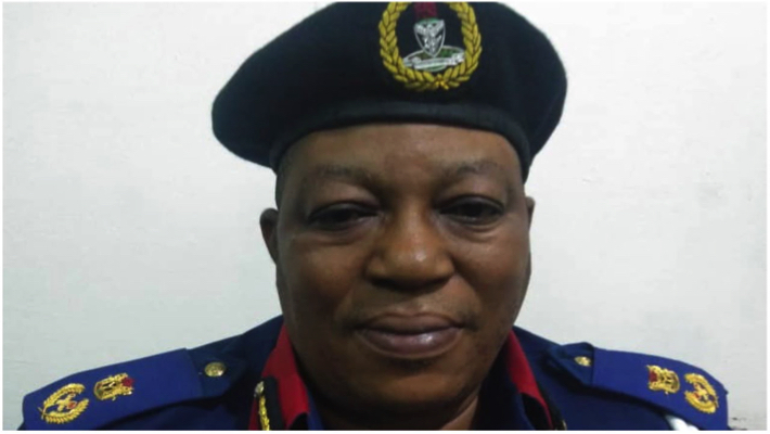 The NSCDC Lagos Commandant, Paul Ayeni