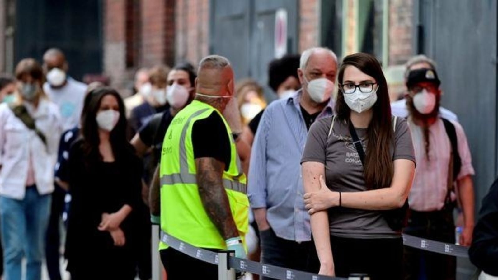 People wearing face mask used to illustrate the story
