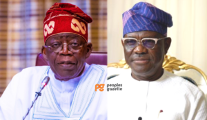 President Bola Tinubu and FCT minister, Nyesom Wike
