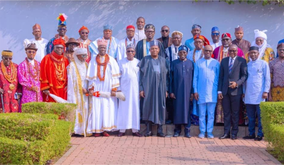 President Bola Tinubu with South-South traditional rulers