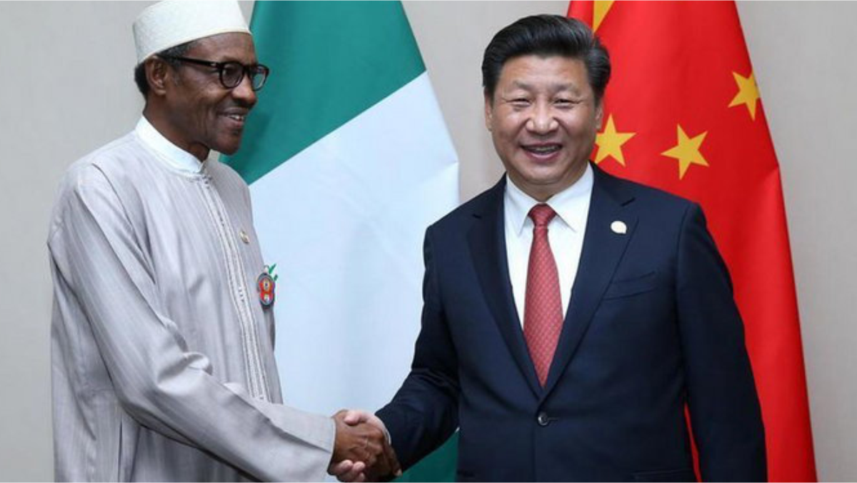 President Muhammadu Buhari with Chinese President Xi Jinping